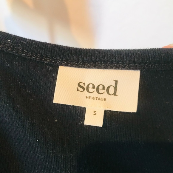 Seed Heritage Size Small Navy Basic T Shirt Casual - Picture 4 of 4